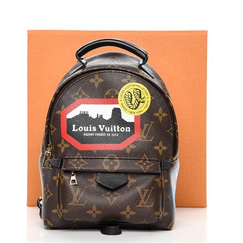 lv palm springs backpack mini world tour|louis vuitton palm springs backpack.